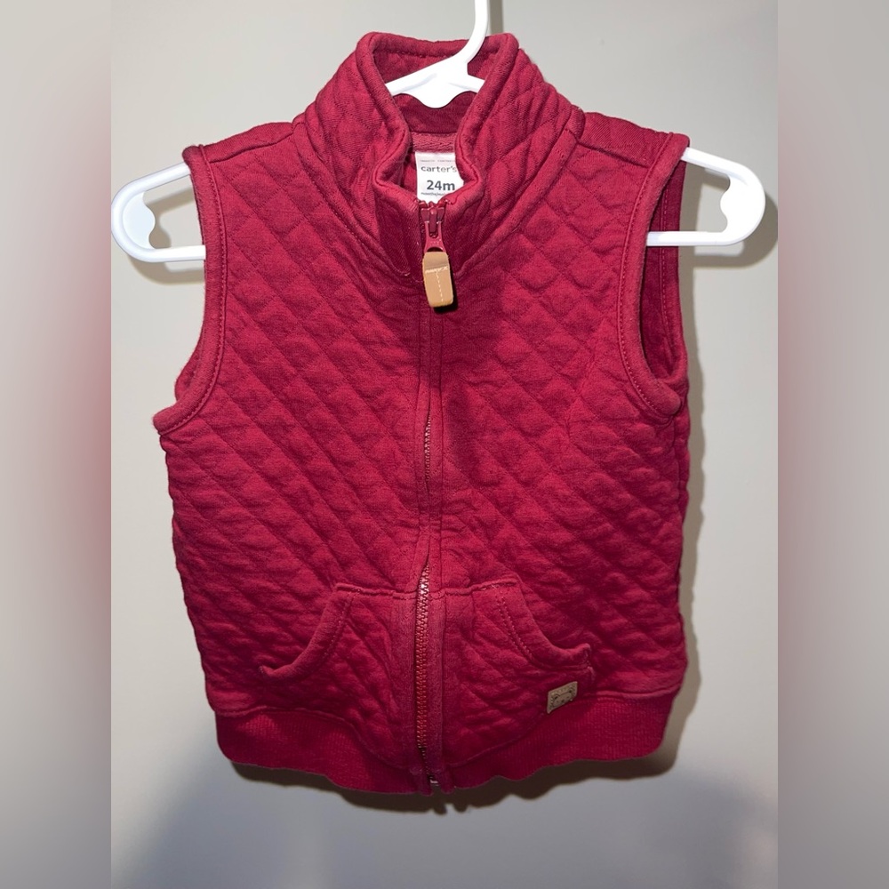 Carter’s Quilted Vest Size 24 Months